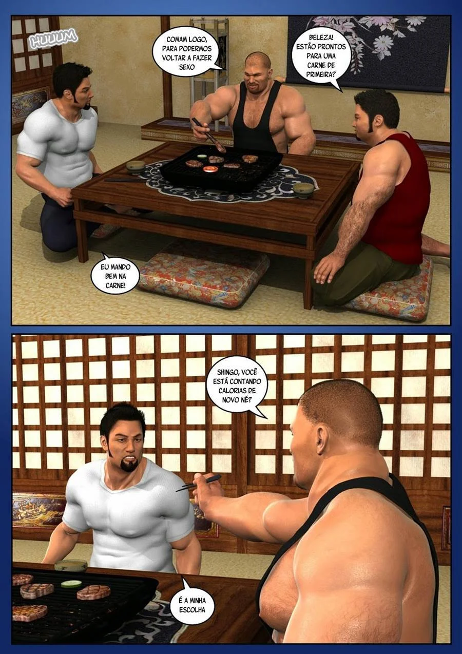 Orgias Explícitas: Trio Ardente em HQ de Sexo Gay Sem Limites