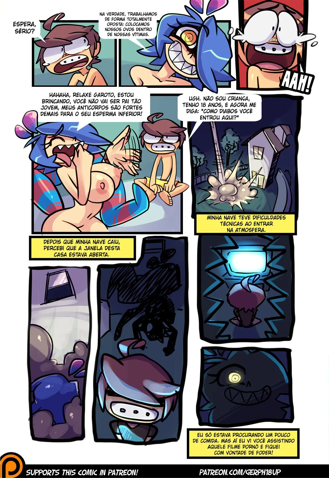 Universo da Skarp: Quadrinhos Eróticos com Cenas Explícitas e Safadeza Total