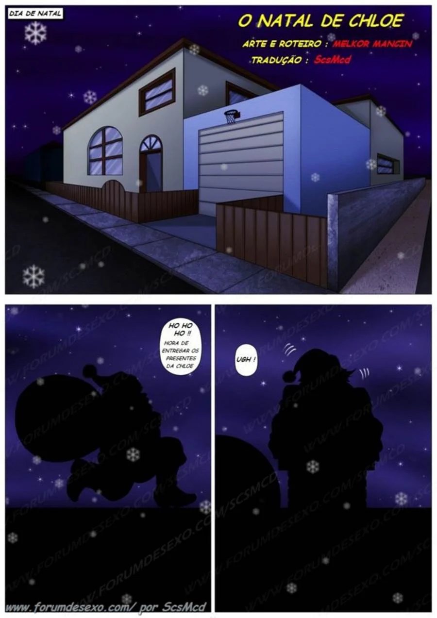O Natal da Chloe: Sexo Explícito e Putaria Cabeluda nos Bastidores