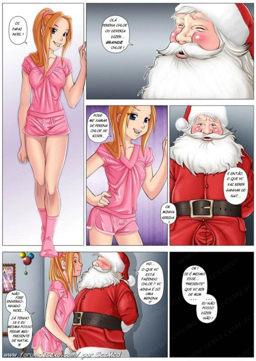 O Natal da Chloe: Sexo Explícito e Putaria Cabeluda nos Bastidores