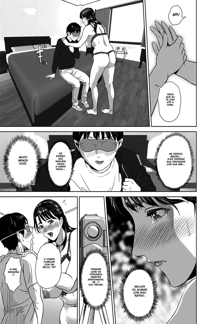 Mamãe Viúva Retoma Libido em HQ Erótica Explícita