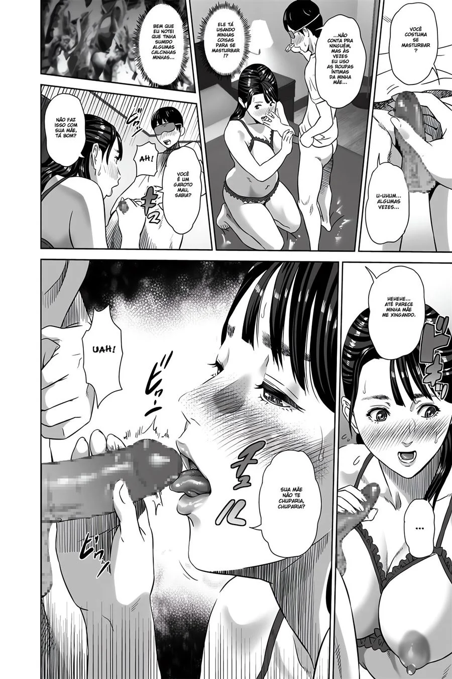 Mamãe Viúva Retoma Libido em HQ Erótica Explícita