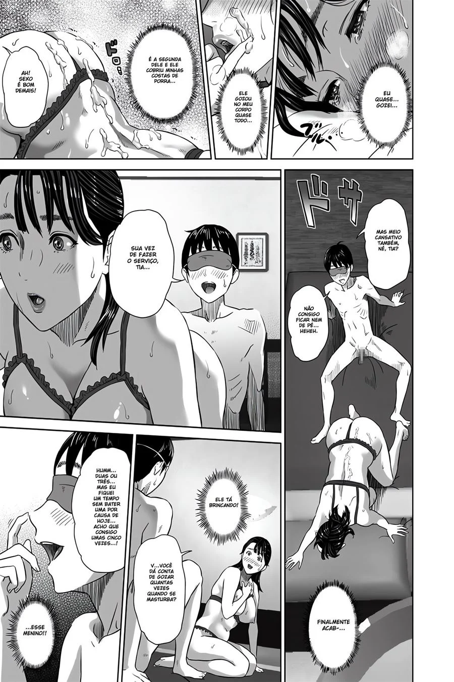 Mamãe Viúva Retoma Libido em HQ Erótica Explícita