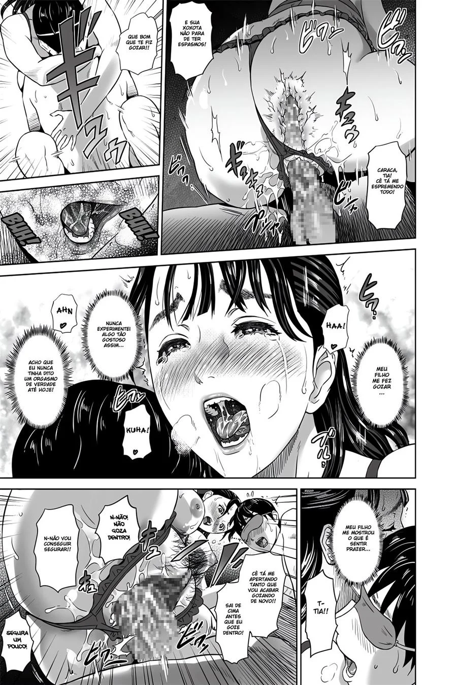 Mamãe Viúva Retoma Libido em HQ Erótica Explícita