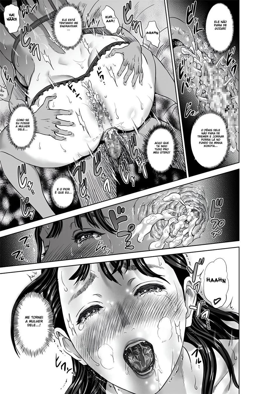 Mamãe Viúva Retoma Libido em HQ Erótica Explícita