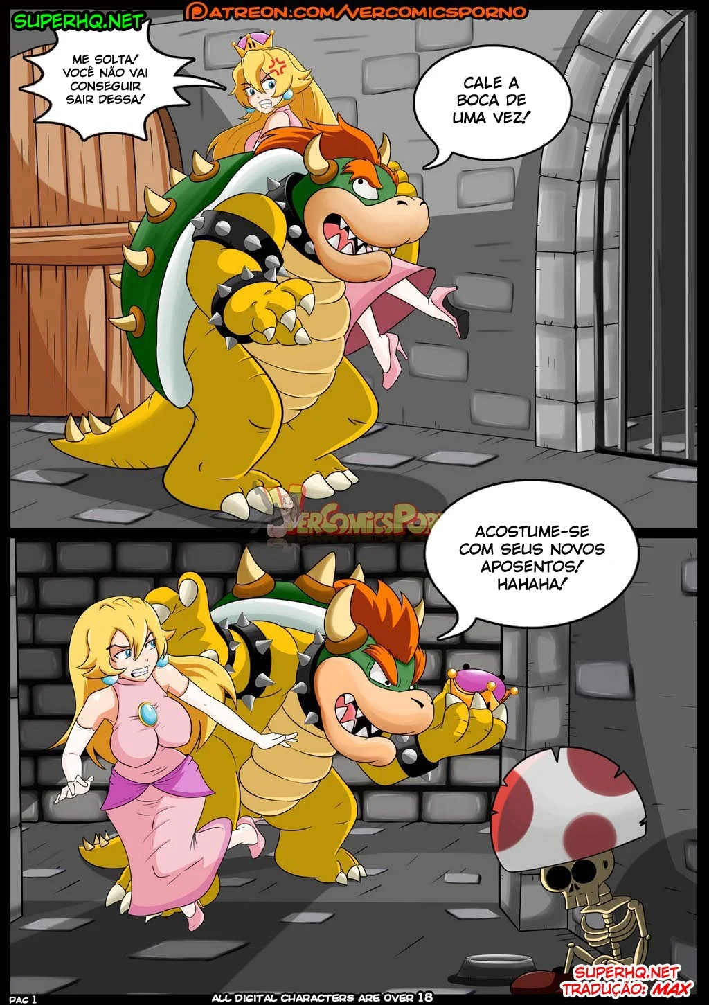 Princesa Peach Escrava Sexual: Aventuras Proibidas no Reino dos Cogumelos