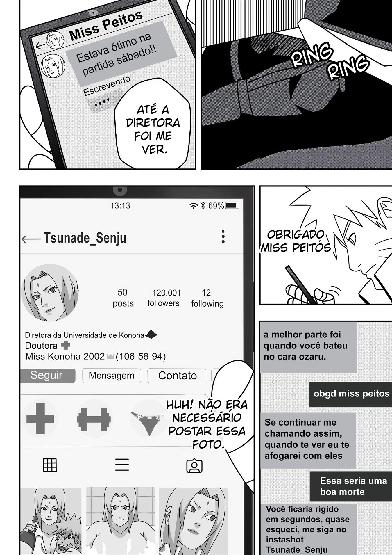 Vazou Conteúdo Explícito: Tsunade do Naruto em Cena Proibida nos Quadrinhos