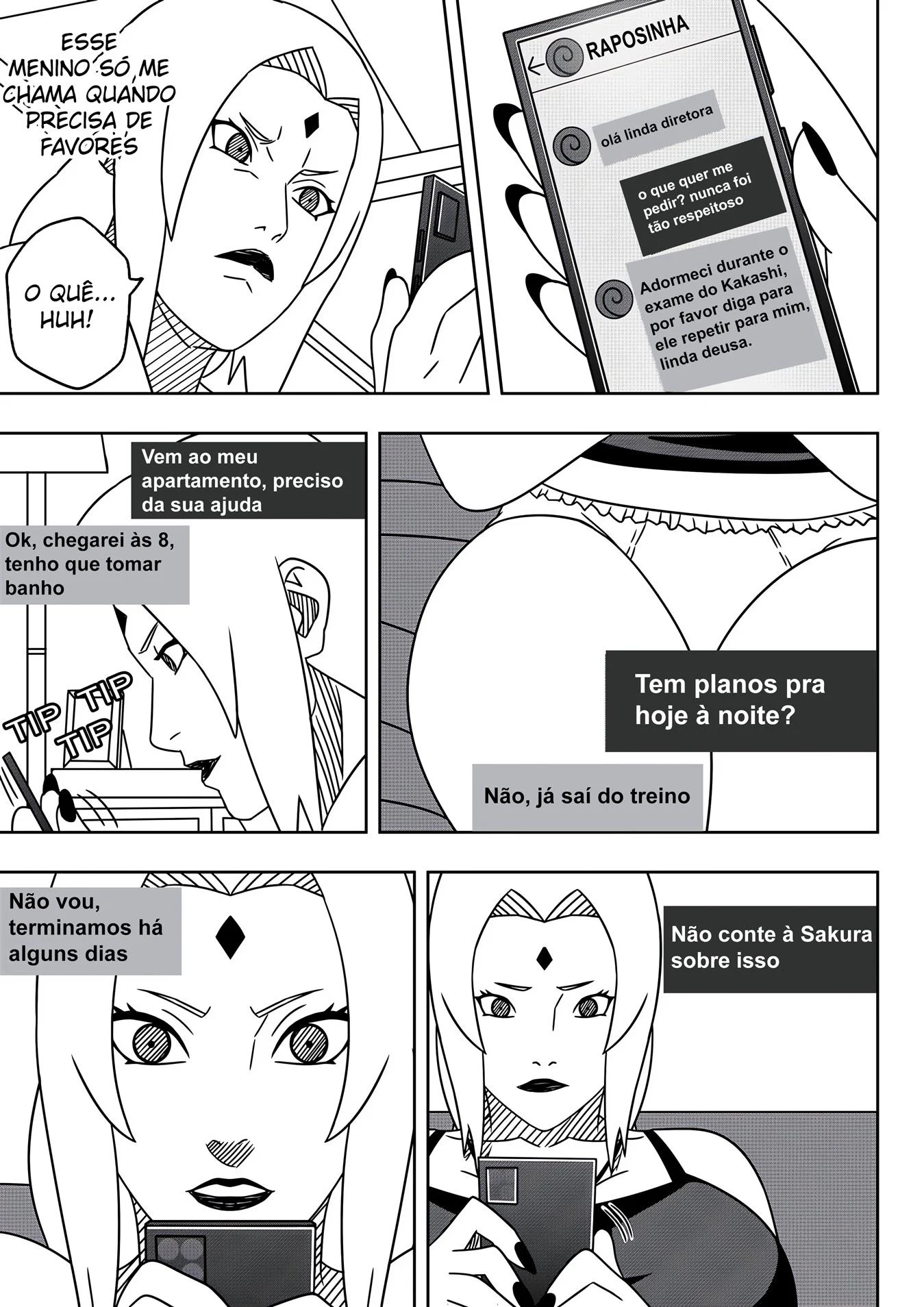 Vazou Conteúdo Explícito: Tsunade do Naruto em Cena Proibida nos Quadrinhos