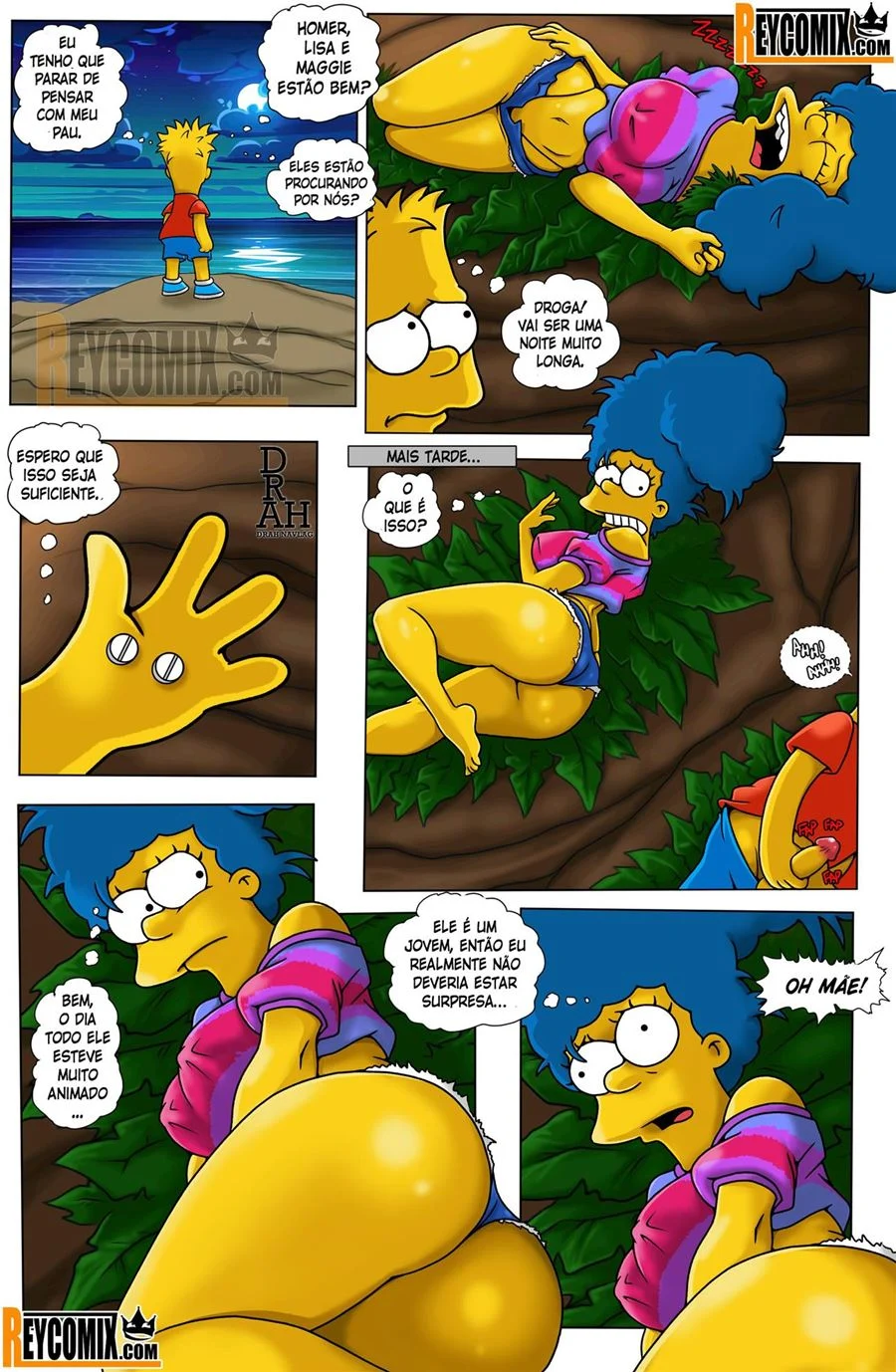 Paraíso Proibido: Hentai Explícito dos Simpsons em HQ de Luxúria