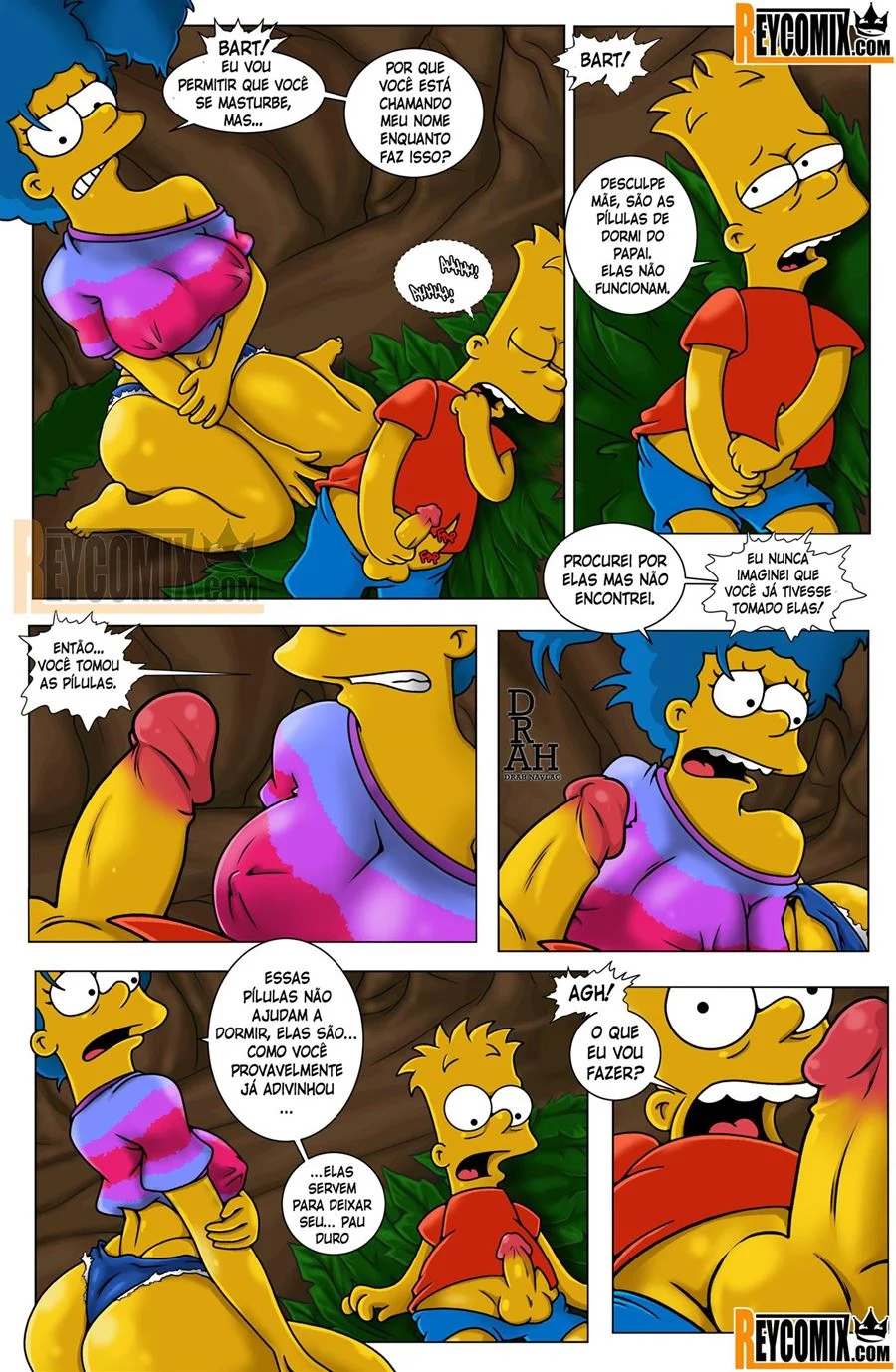 Paraíso Proibido: Hentai Explícito dos Simpsons em HQ de Luxúria