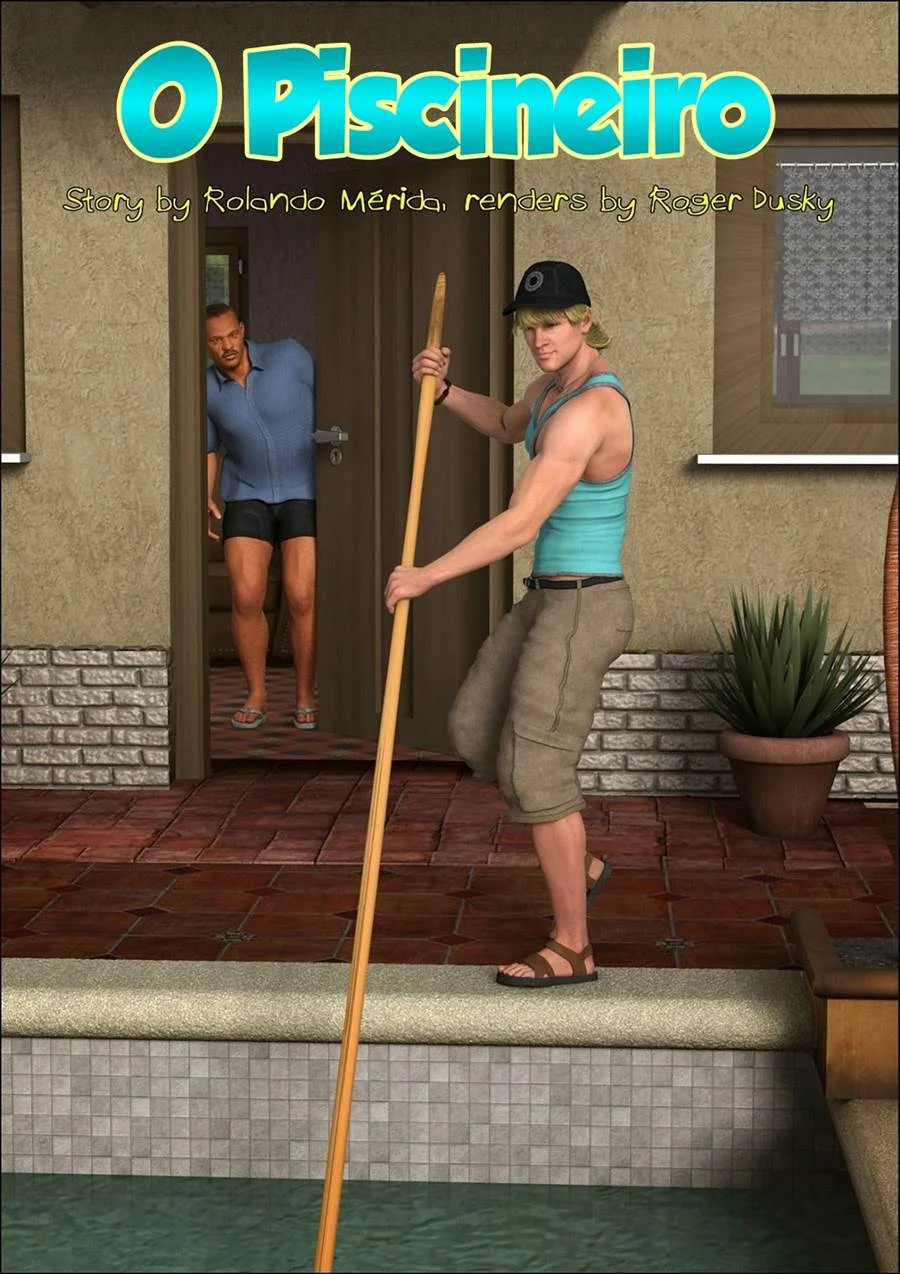 O Piscineiro: O Açougueiro da Piscina Enche o Oficial de Porra