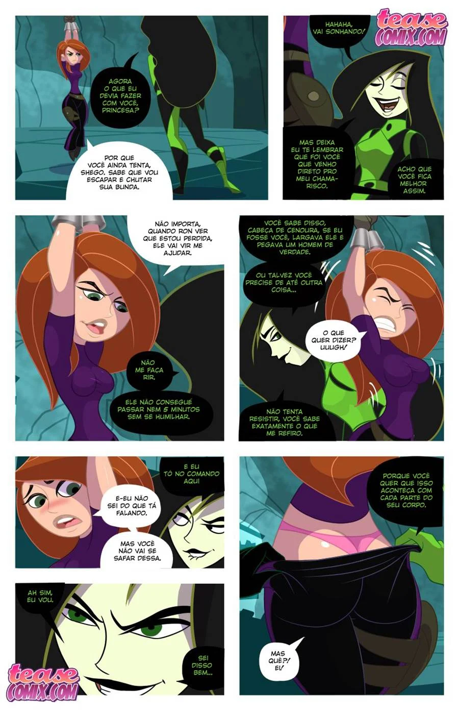 Rainha do Crime: Submissa e Viciada em Pornô Perverso em HQ