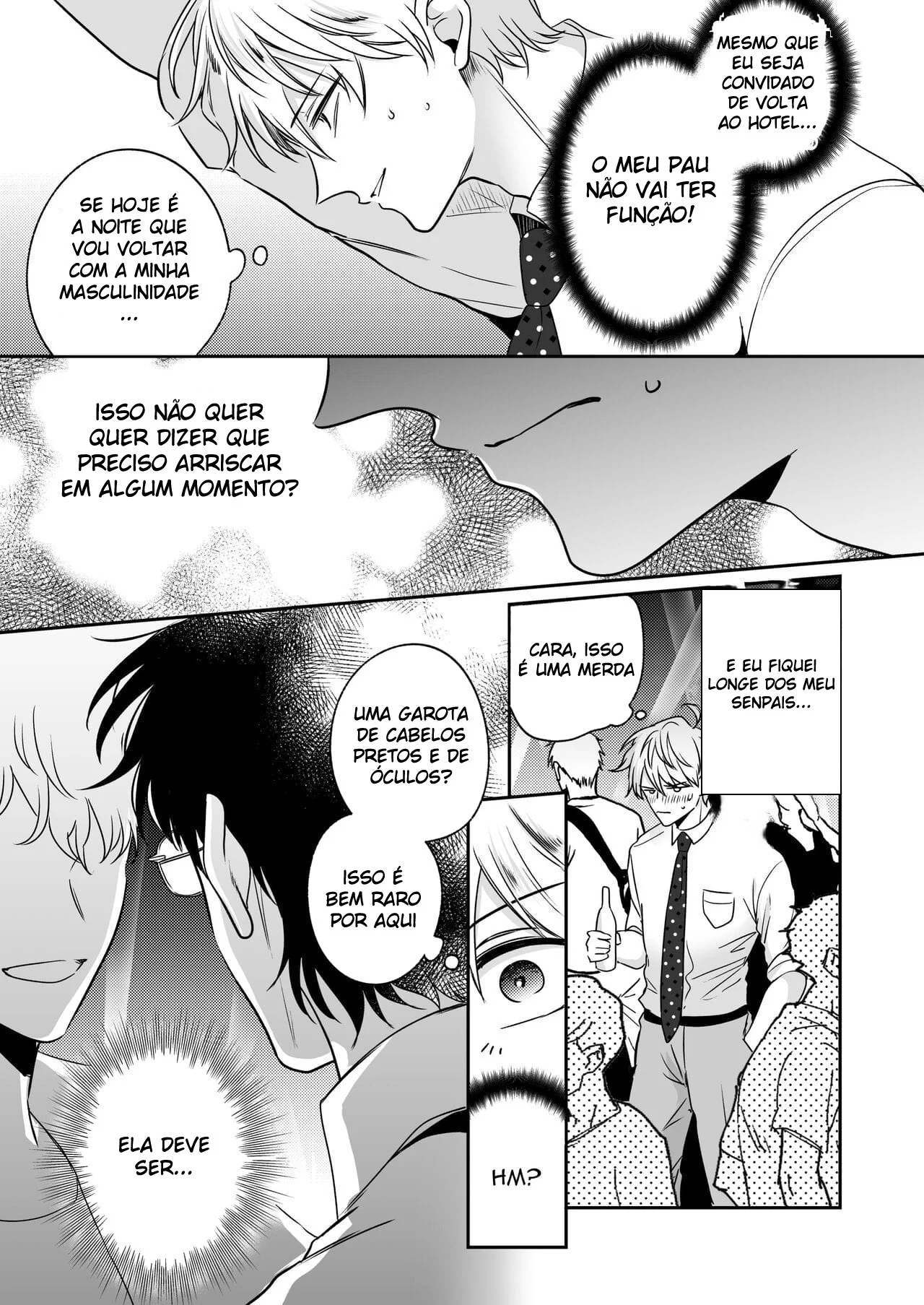 Ex-Recepcionista Submisso Dominado por Prazer na Primeira Noite - Yaoi Explícito