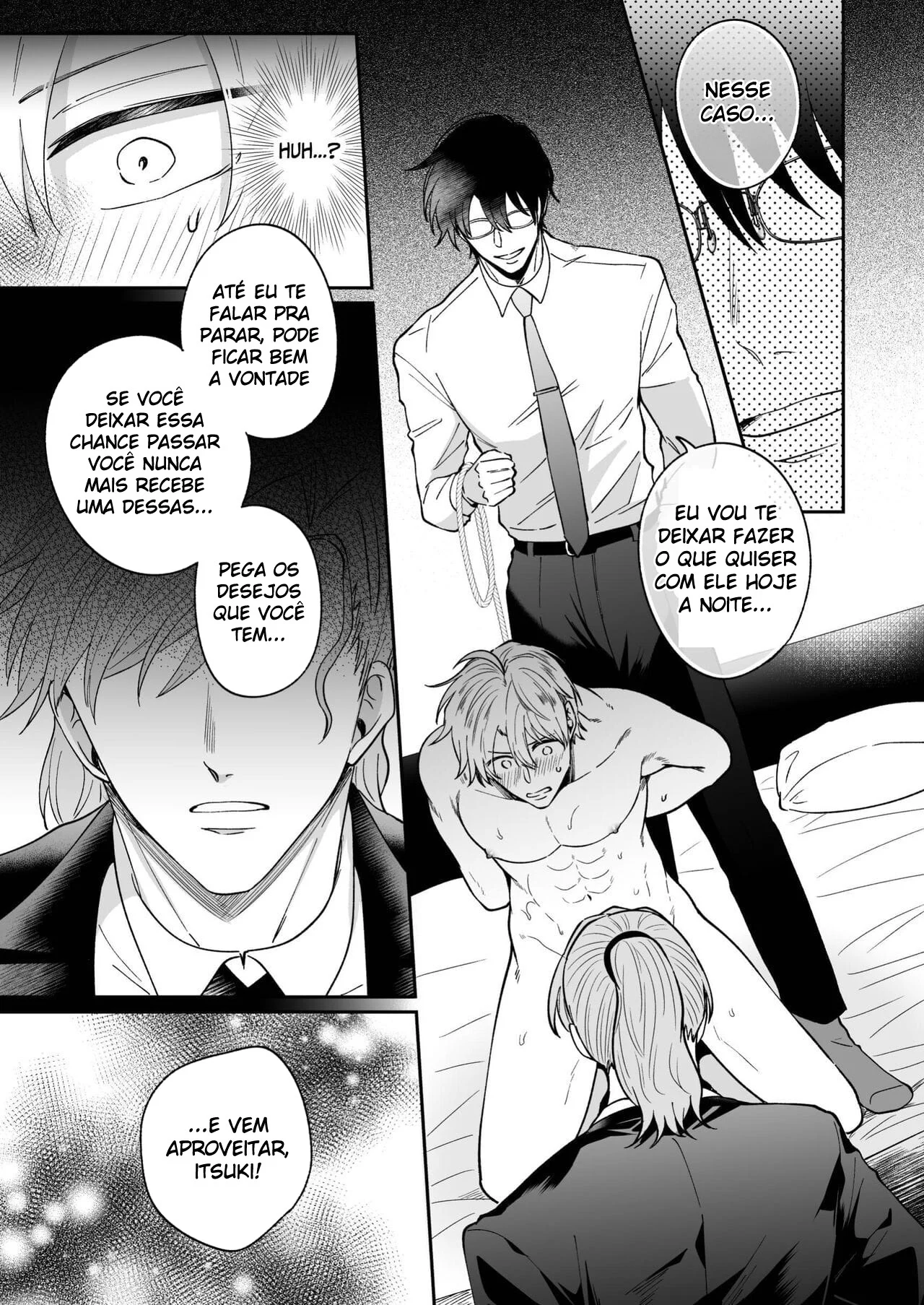 O rebaixado da recepção no cio: penetração gay com fio dental