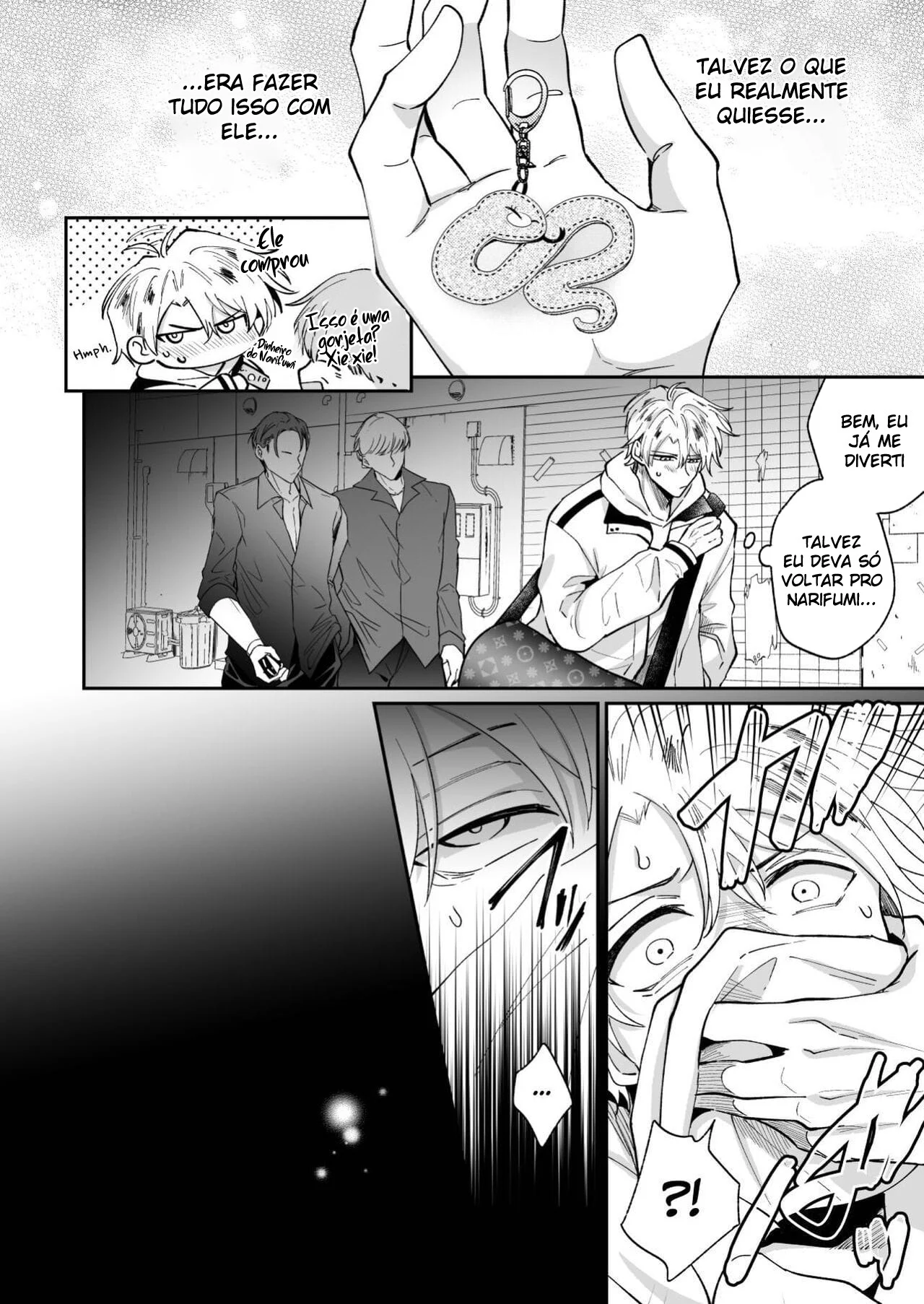 Ex-recepcionista mostra como satisfazer clientes com sua nova habilidade yaoi proibida.