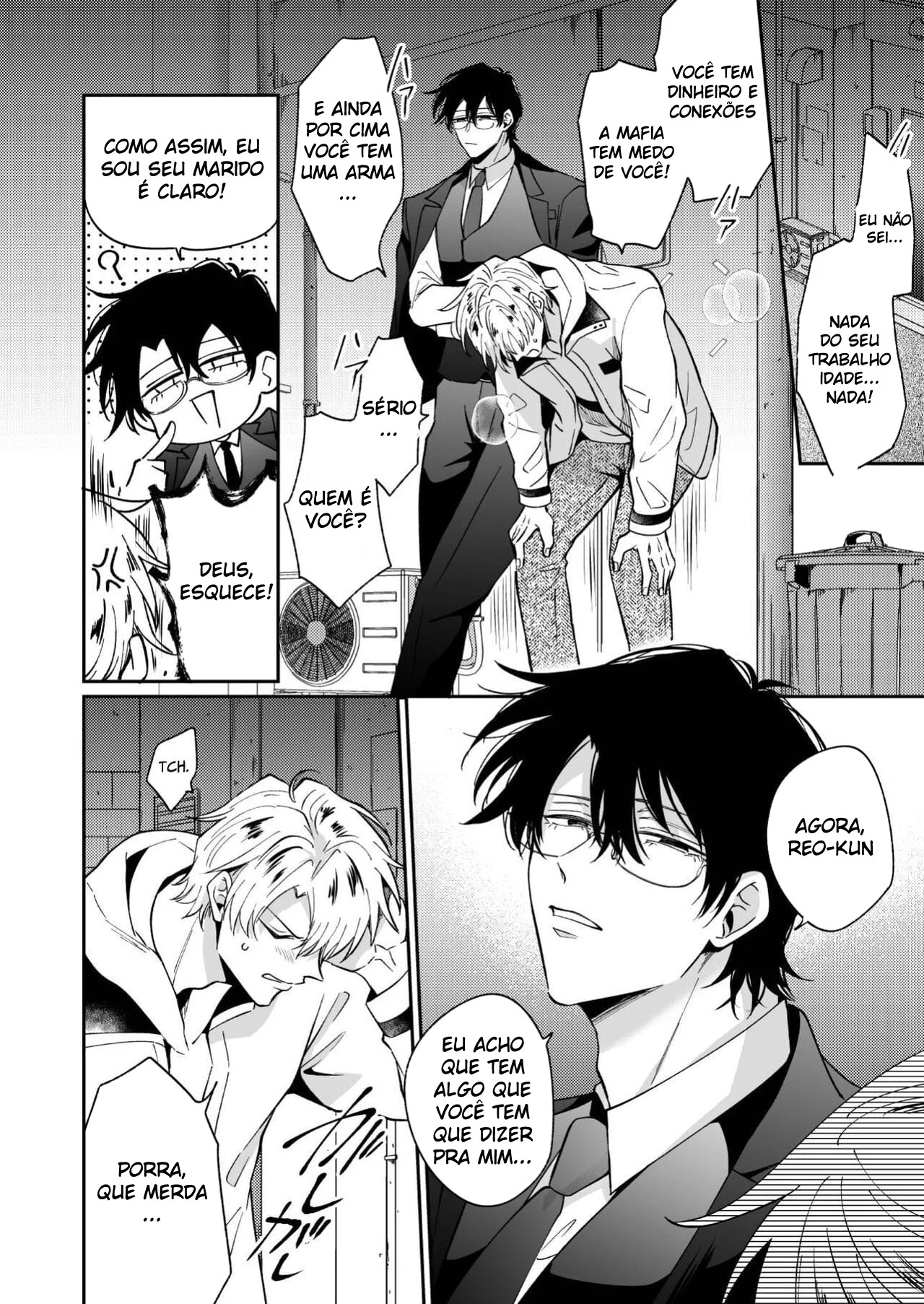 Ex-recepcionista mostra como satisfazer clientes com sua nova habilidade yaoi proibida.