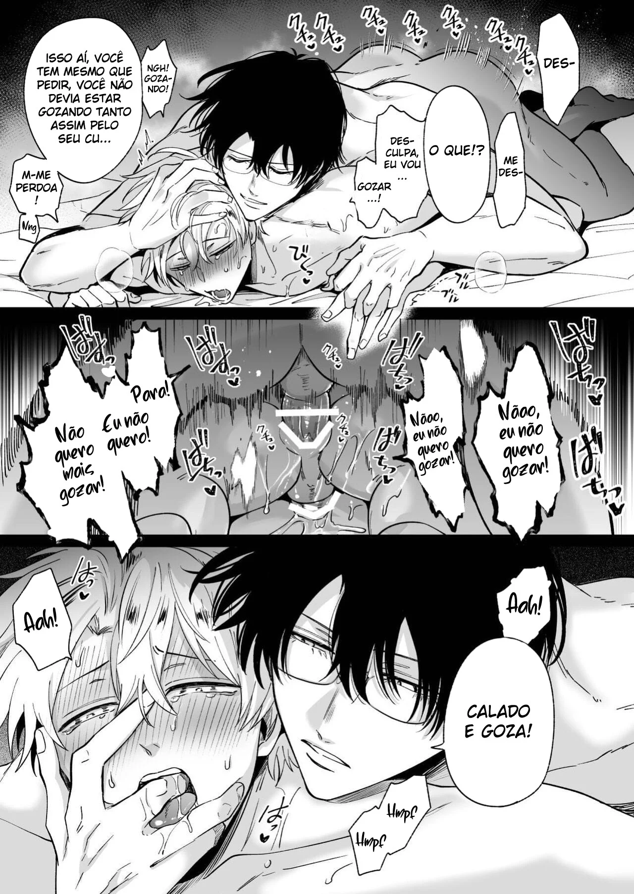 Ex-recepcionista mostra como satisfazer clientes com sua nova habilidade yaoi proibida.