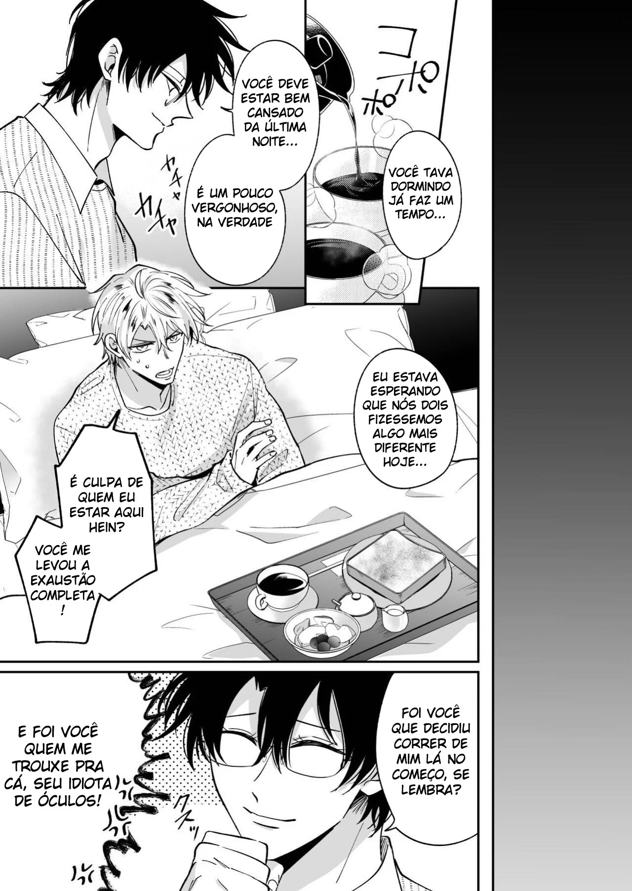 Ex-recepcionista mostra como satisfazer clientes com sua nova habilidade yaoi proibida.