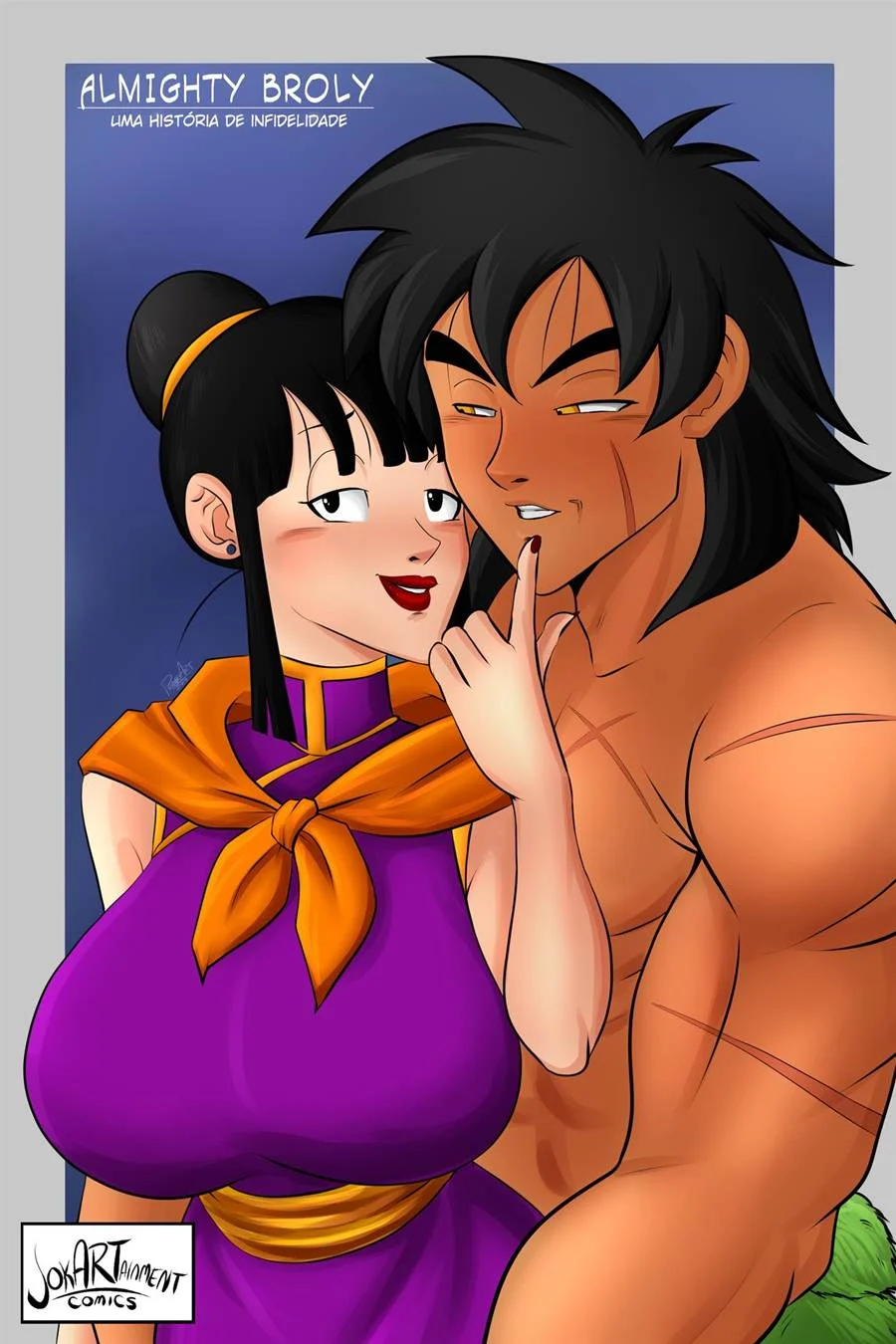 Broly Dominando Chi-Chi - Sexo Brutal em Quadrinhos Eróticos