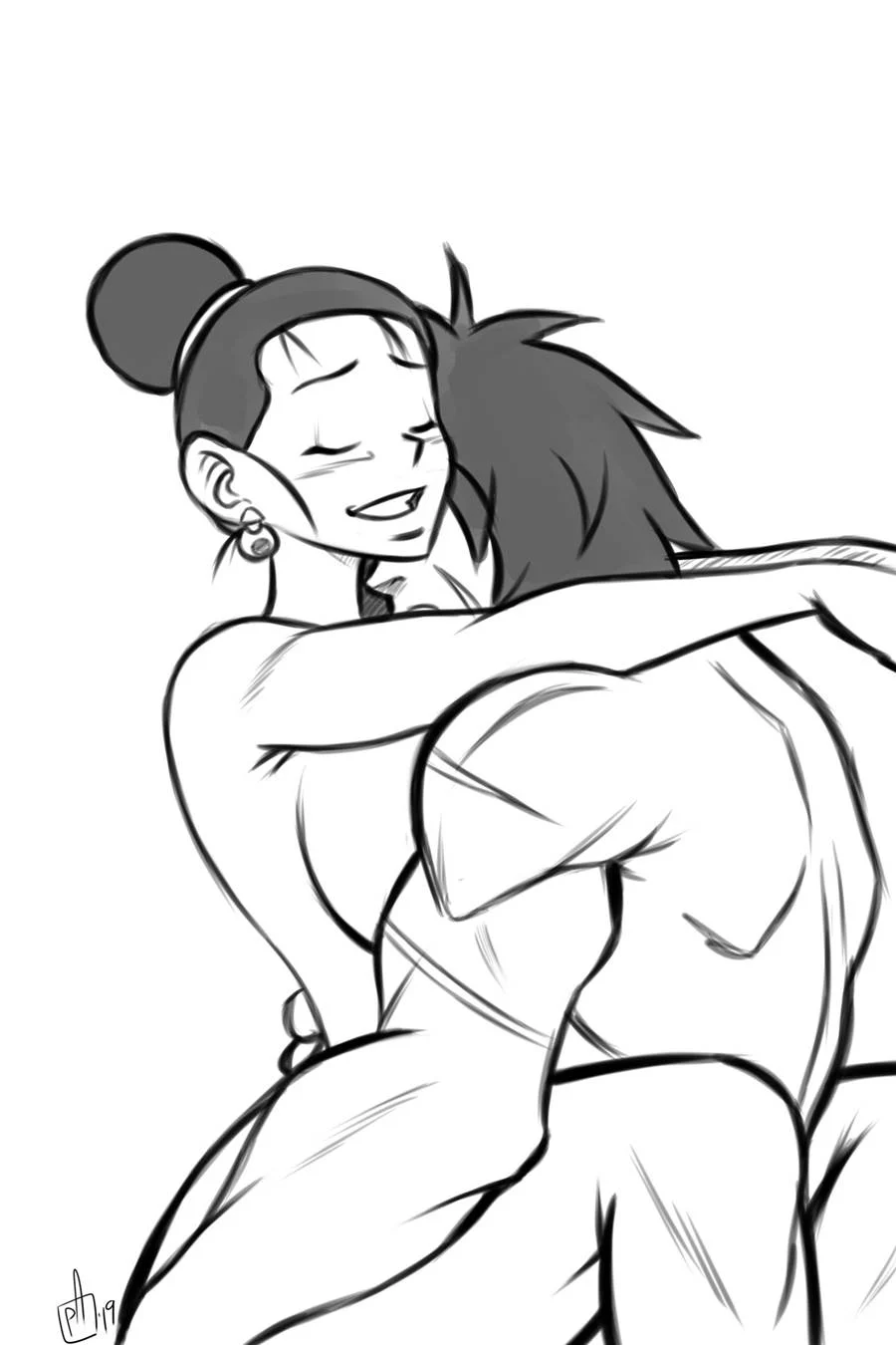 Broly Dominando Chi-Chi - Sexo Brutal em Quadrinhos Eróticos