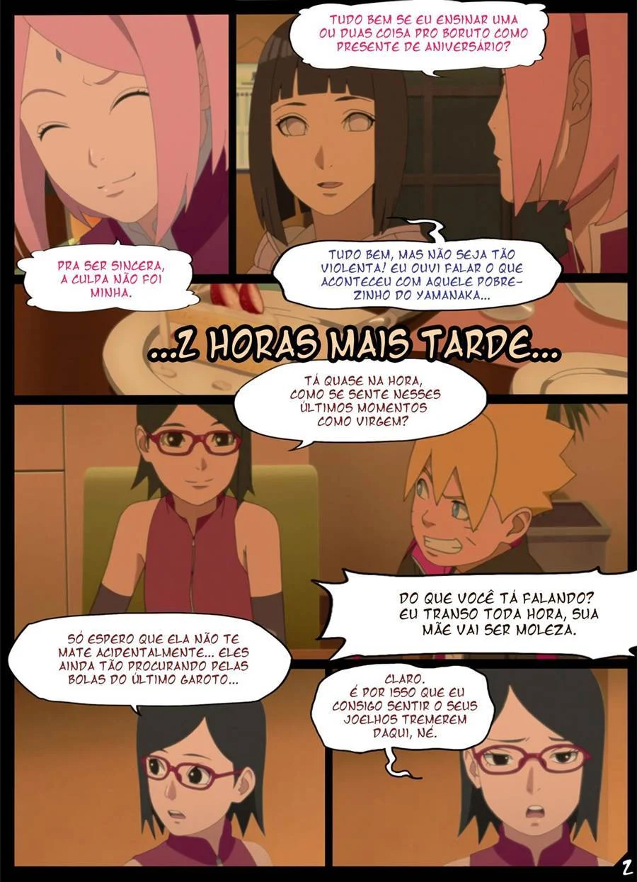 Presente Sexual Explícito: Boruto Recebe Surpresa Picante em HQ Adulta