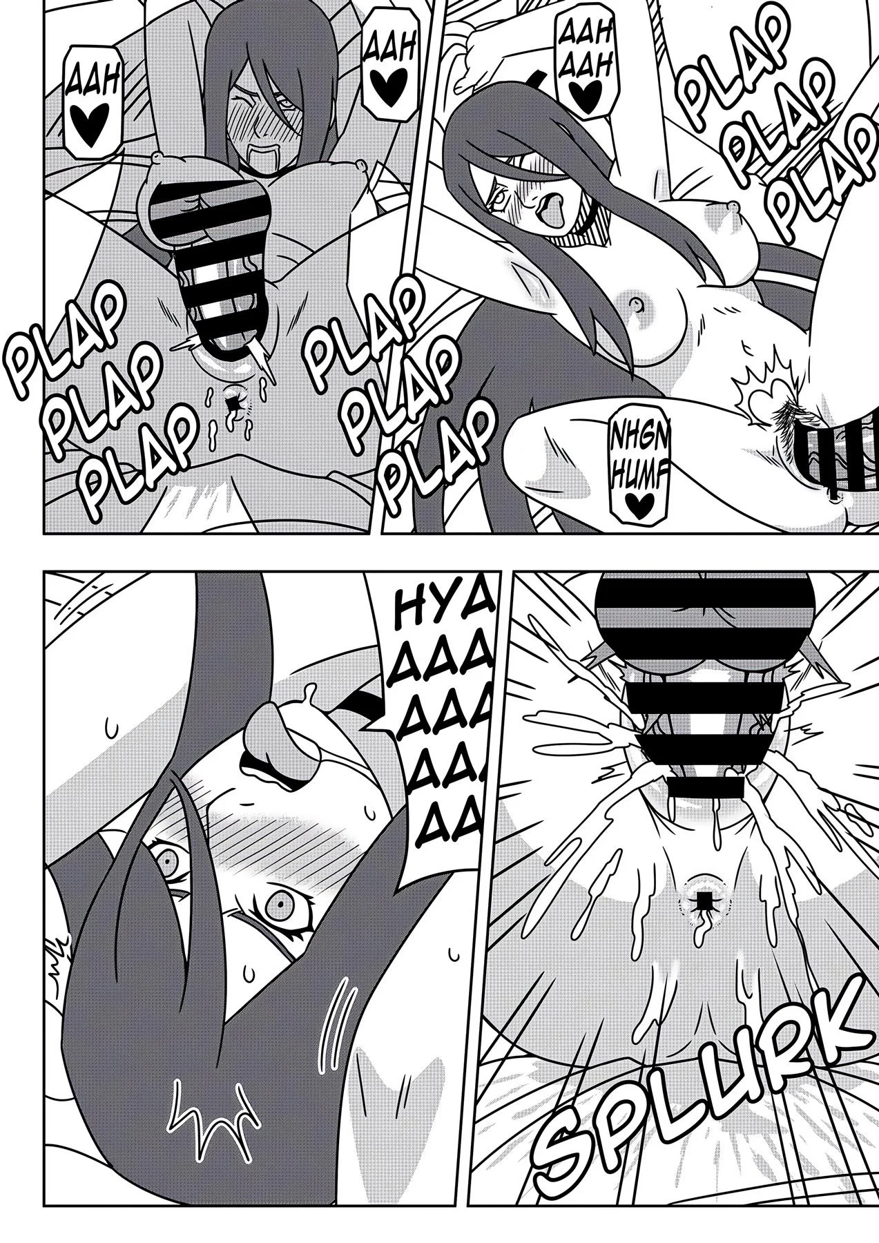 Minato Fode a Kushina Enquanto Naruto Espia - Quadrinhos Eróticos Explícitos