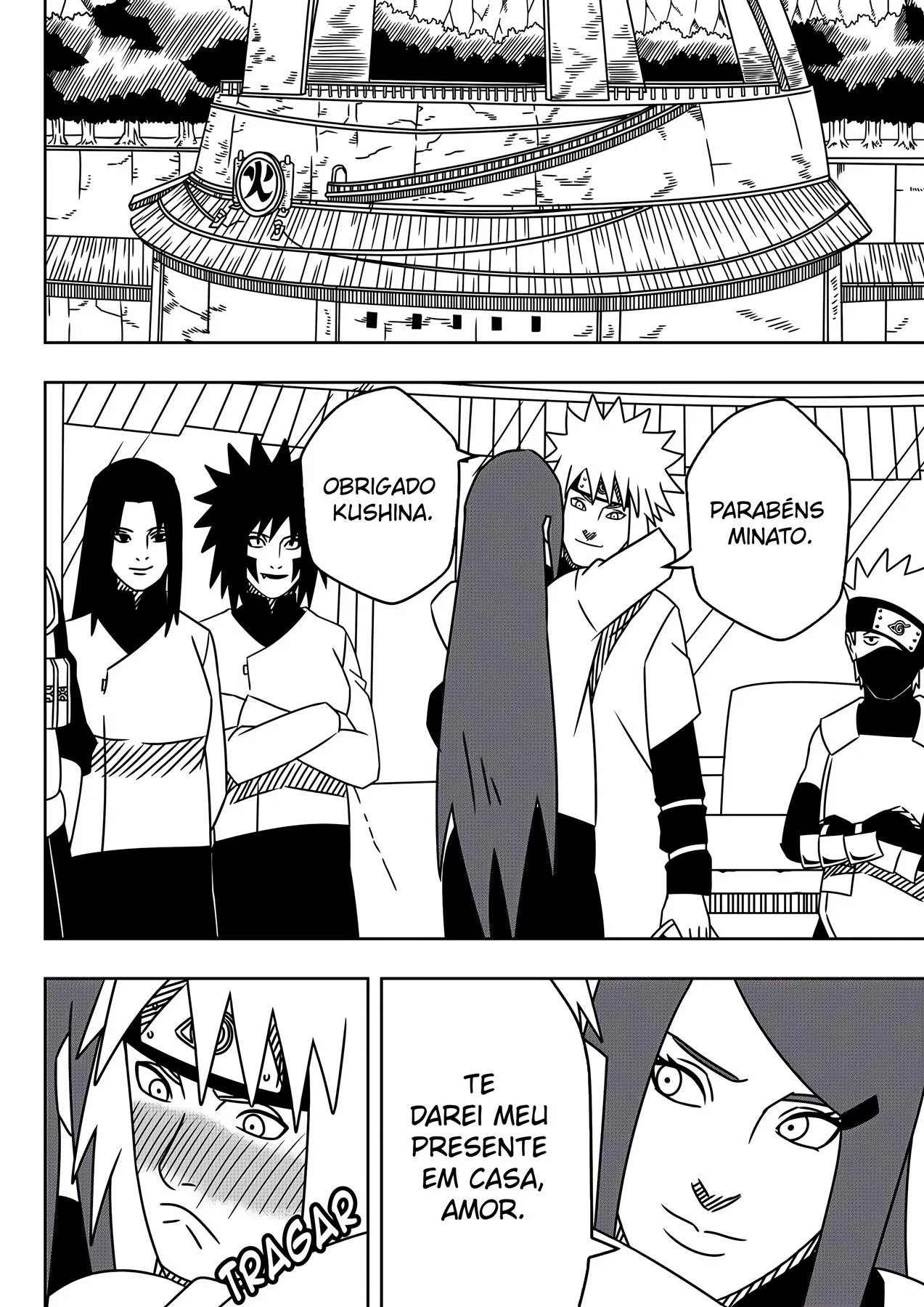Minato Fode a Kushina Enquanto Naruto Espia - Quadrinhos Eróticos Explícitos