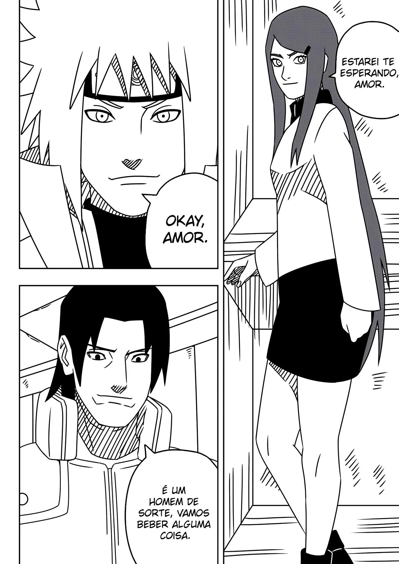 Minato Fode a Kushina Enquanto Naruto Espia - Quadrinhos Eróticos Explícitos