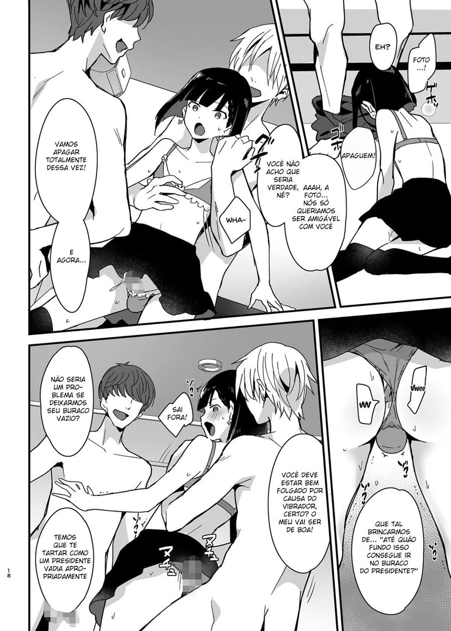 O Presidente de Classe Submisso ao Prazer dos Delinquentes - Hentai Yaoi Explícito