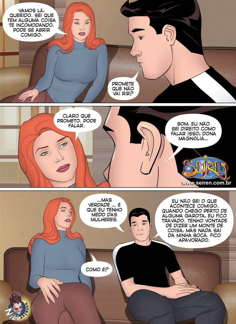 Pernas Abertas: Aulas Picantes da Professora em HQ Explícita