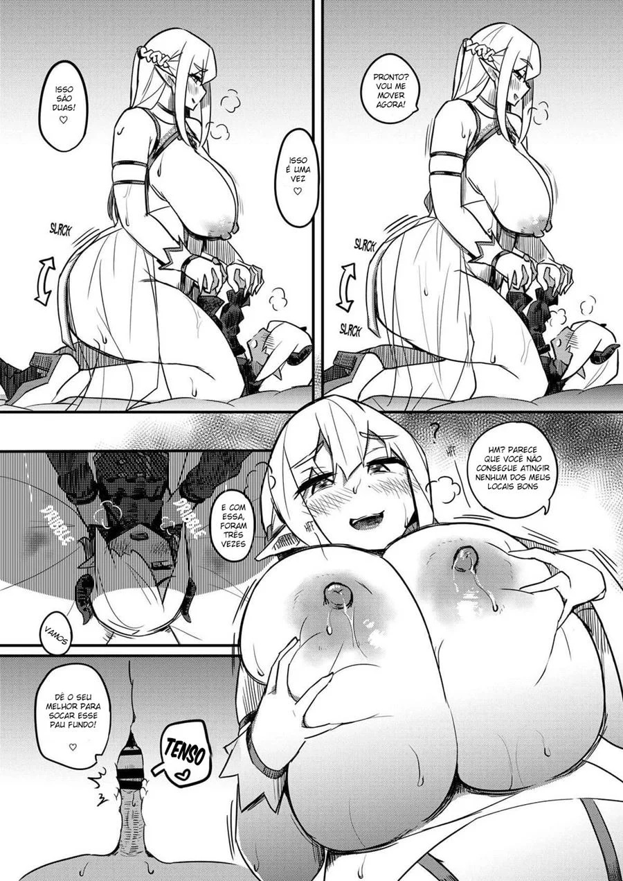 Demônio Safado Enfeitiçado Por Mãe Élfica Tesuda - Ele Não Aguenta a Foda!