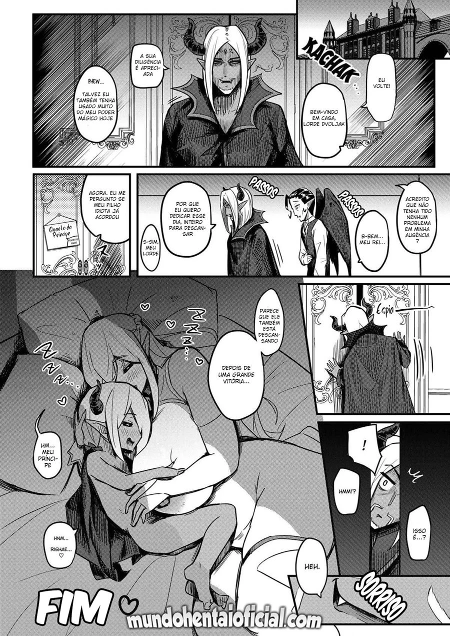 Demônio Safado Enfeitiçado Por Mãe Élfica Tesuda - Ele Não Aguenta a Foda!