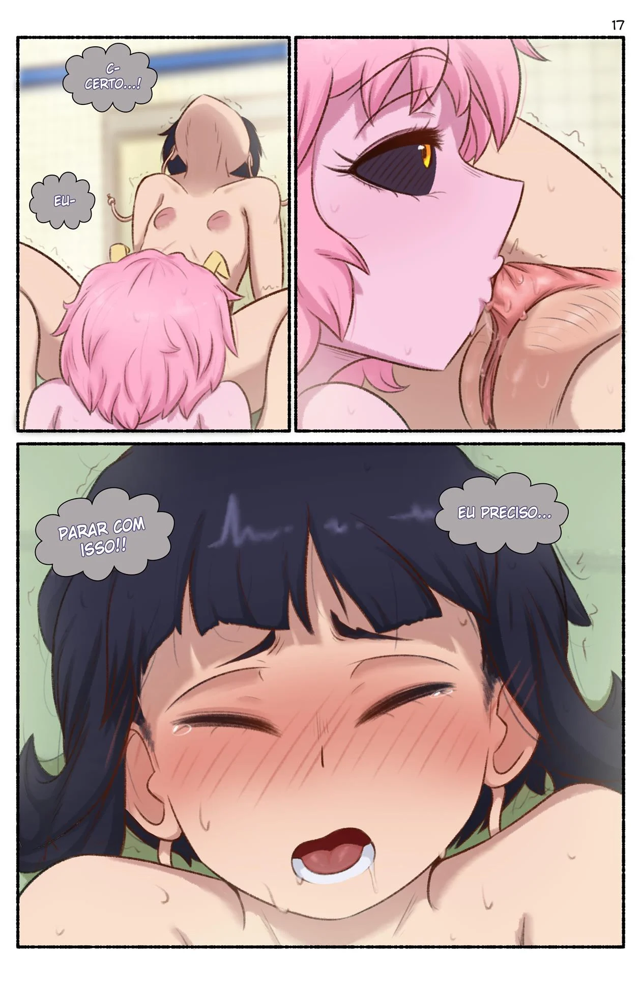 Hentai Explícito de Boku no Hero - Quadrinhos Eróticos com Garotas Safadas