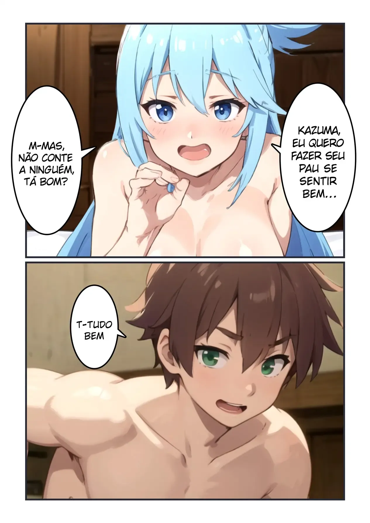 Segredos Proibidos de Aqua: Sexo Explícito nos Quadrinhos de KonoSuba