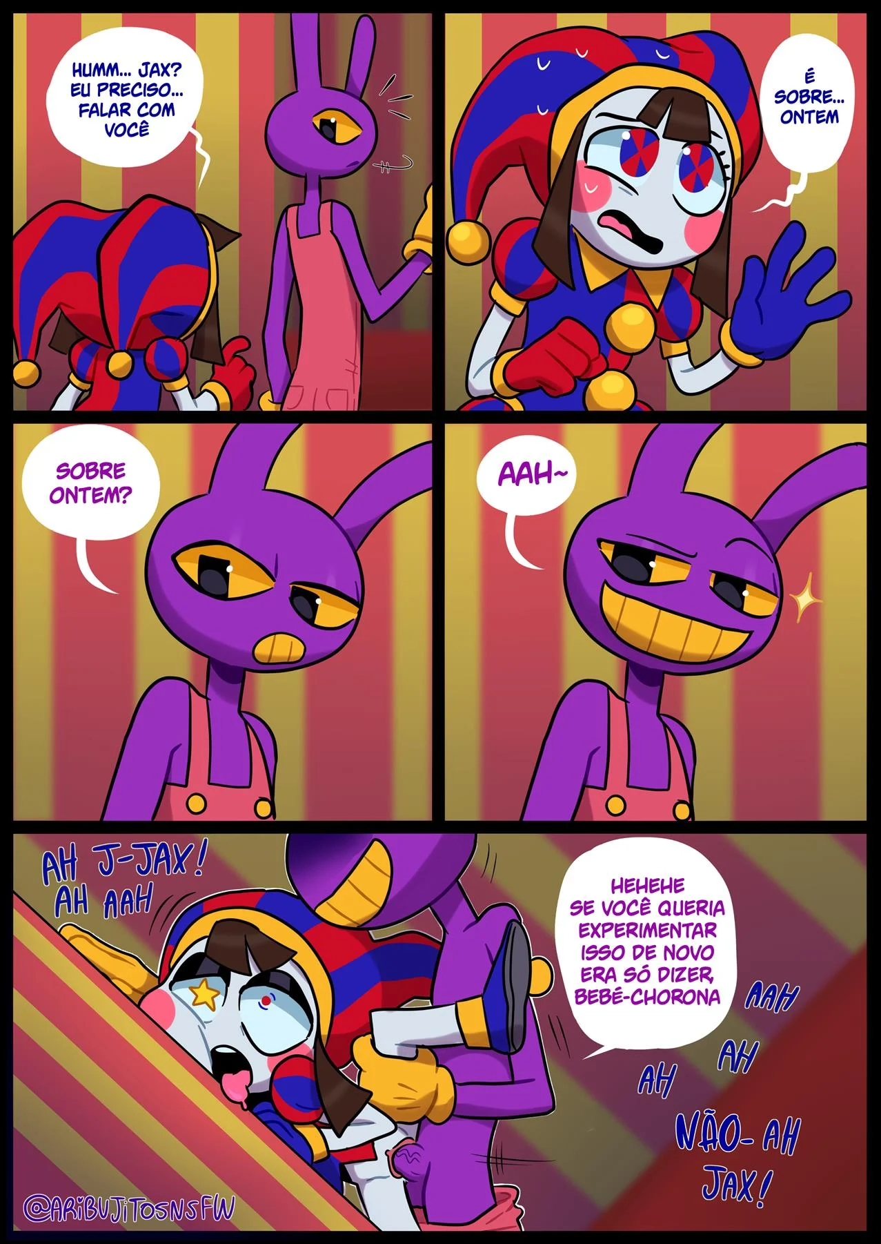 Jax e Amigas em Aventuras Eróticas Explícitas nos Quadrinhos Proibidos