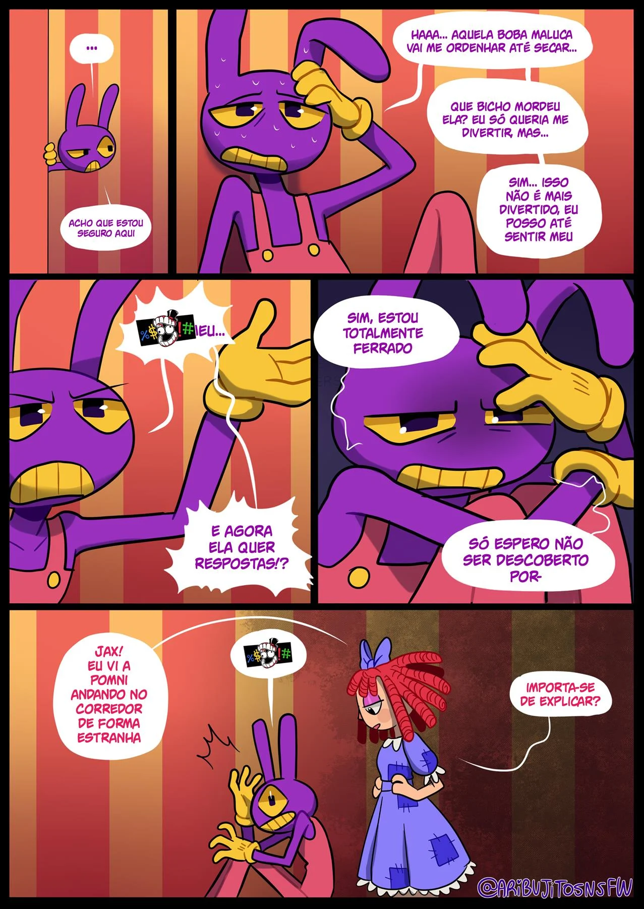 Jax e Amigas em Aventuras Eróticas Explícitas nos Quadrinhos Proibidos