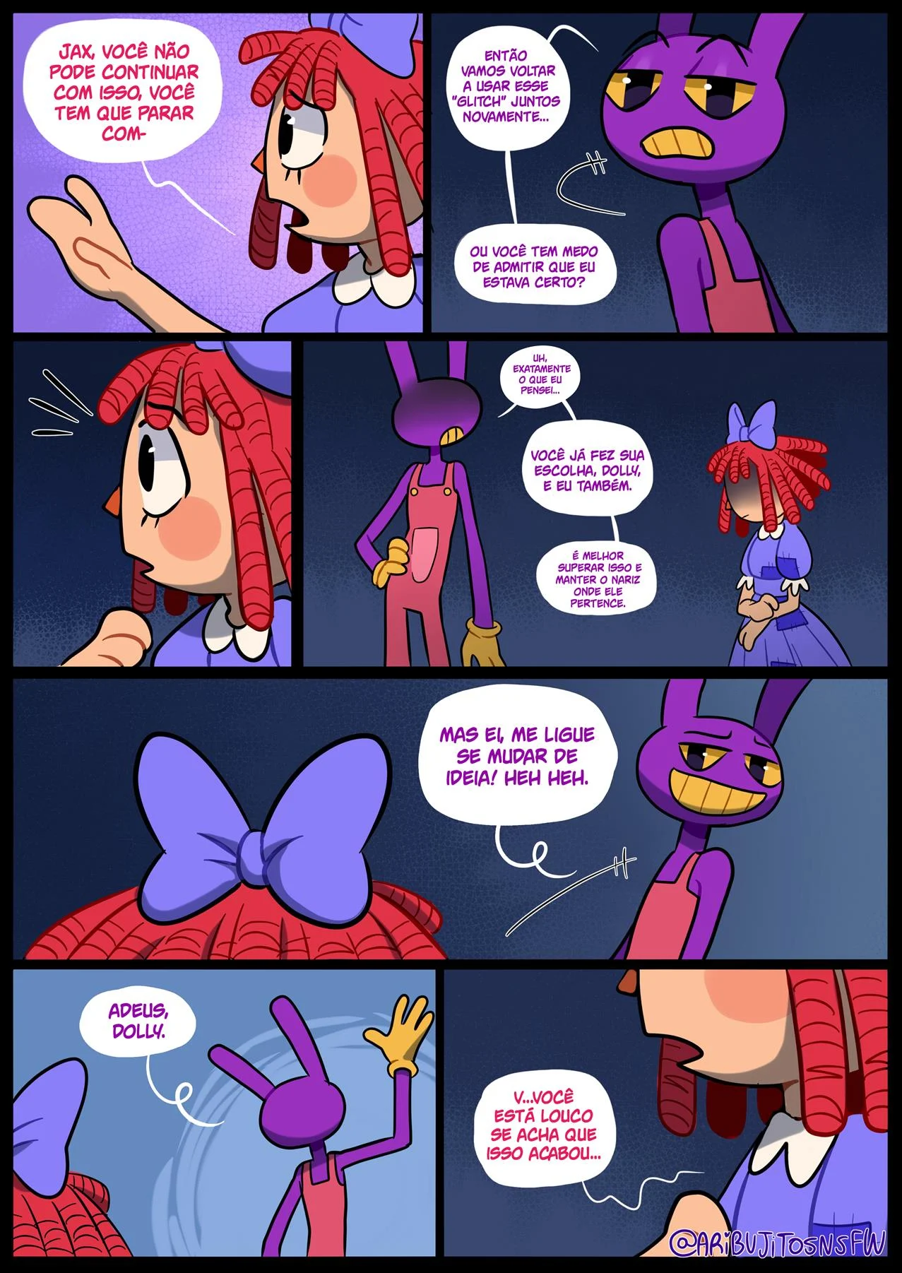 Jax e Amigas em Aventuras Eróticas Explícitas nos Quadrinhos Proibidos