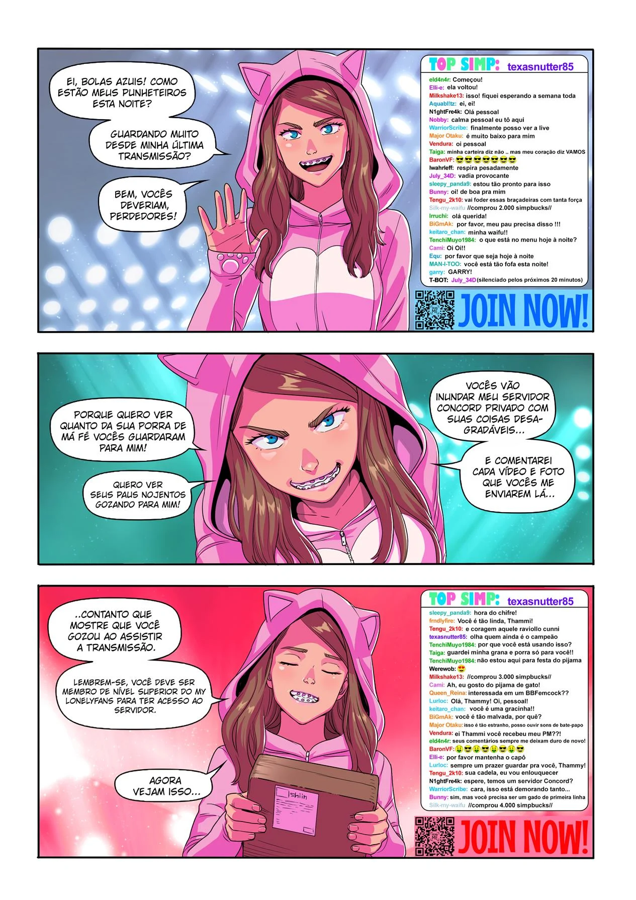 Fantasias Eróticas: A Vida Secreta de Tammy em Quadrinhos Picantes