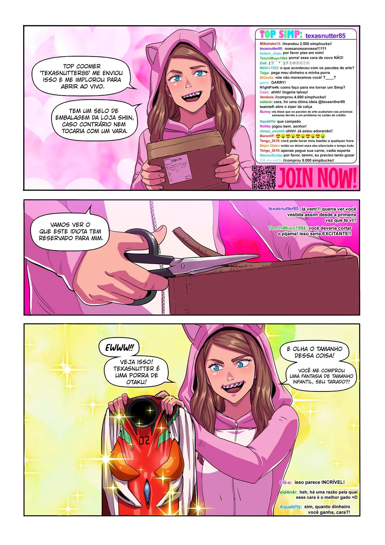 Fantasias Eróticas: A Vida Secreta de Tammy em Quadrinhos Picantes