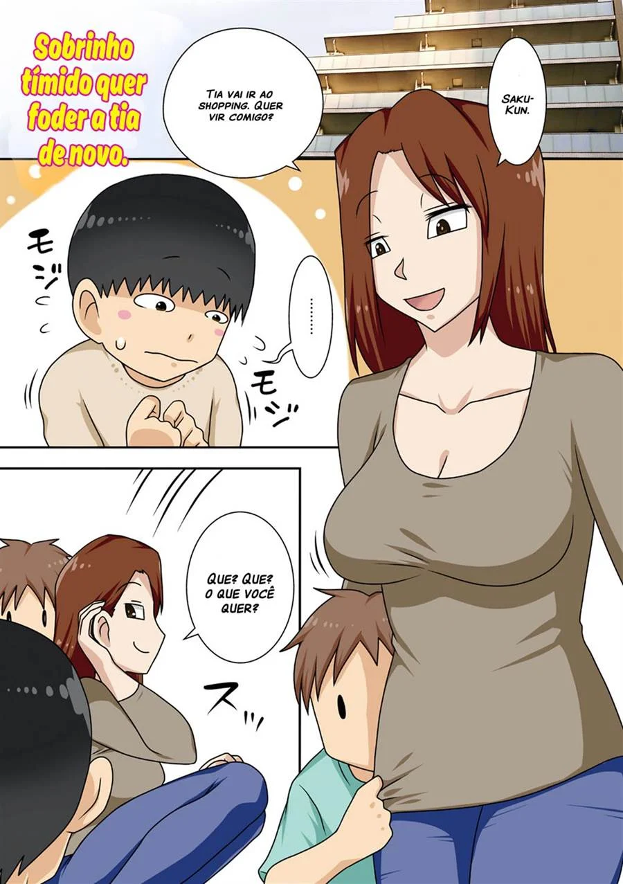 Sobrinho Sedento Enche a Tia de Prazer em HQ Proibida