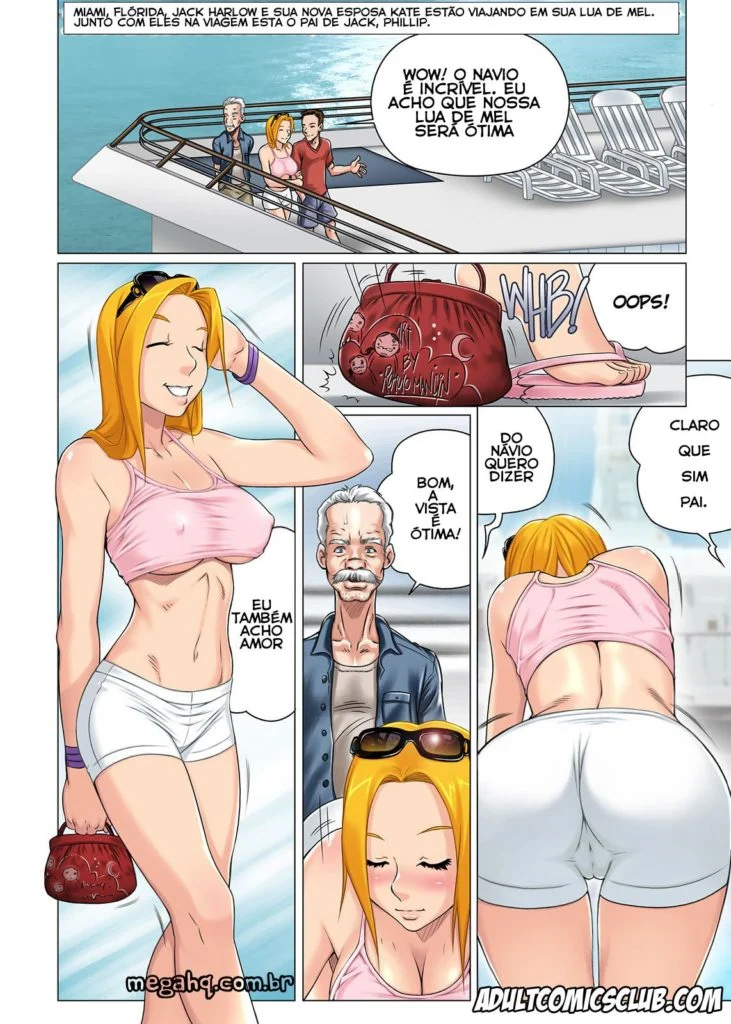 Sogra Tarada Seduz Genro em Suruba Explícita: Quadrinhos Eróticos +18