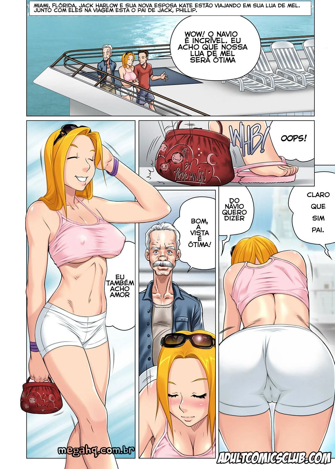 Sogra Tarada Seduz Genro em Suruba Explícita: Quadrinhos Eróticos +18