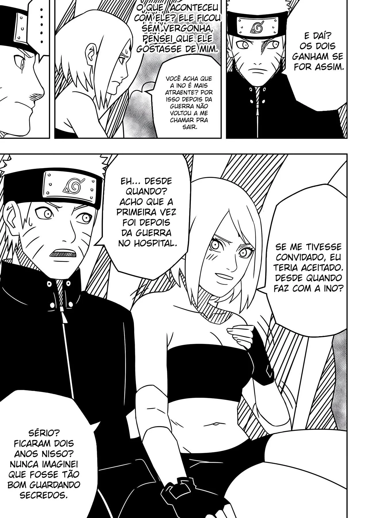 Os Desejos Obscenos de Sakura: Fodas Explícitas com Naruto em HQ