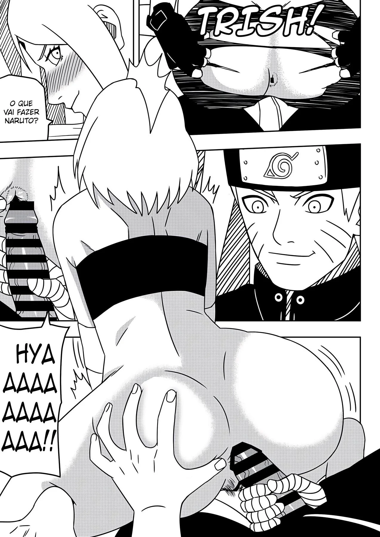 Os Desejos Obscenos de Sakura: Fodas Explícitas com Naruto em HQ