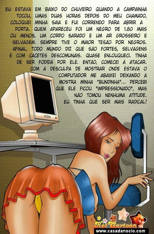 Histórias Eróticas em HQ: O Técnico Que Domina Com Prazer e Paixão Explícita