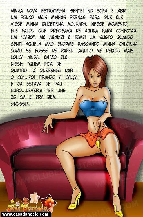 Histórias Eróticas em HQ: O Técnico Que Domina Com Prazer e Paixão Explícita