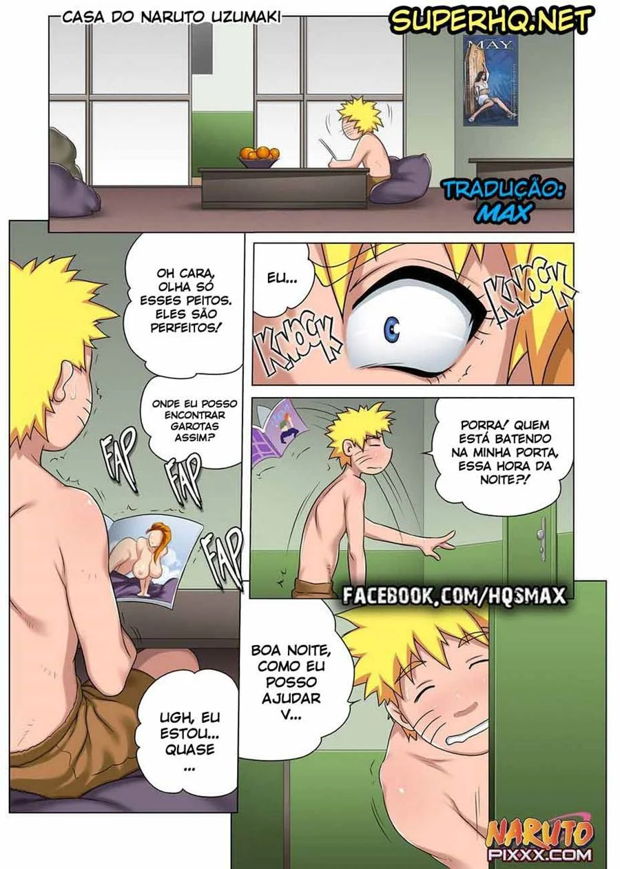 Pegadinha Audaciosa: Naruto Fode a Sakura Até Ela Gozar no Manga Hot