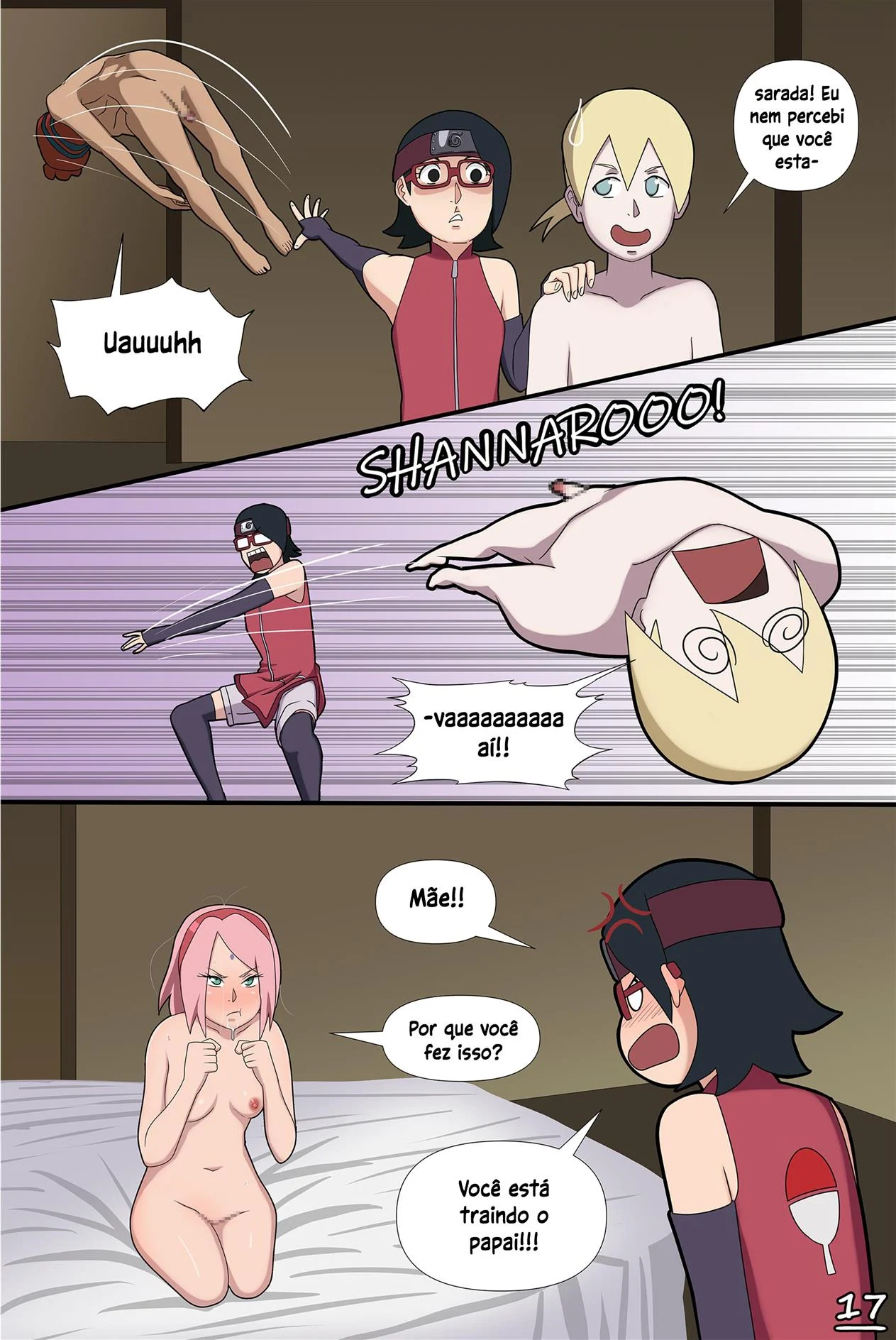 A Onipotência de Sakura: Serviço Sexual Explícito no Escritório de Boruto