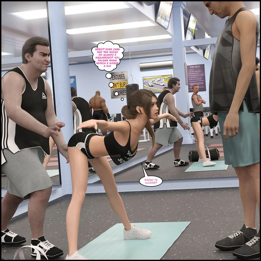 Natasha Submissa: Treinamento Erótico Explícito em 3D - HQ de Fetiche