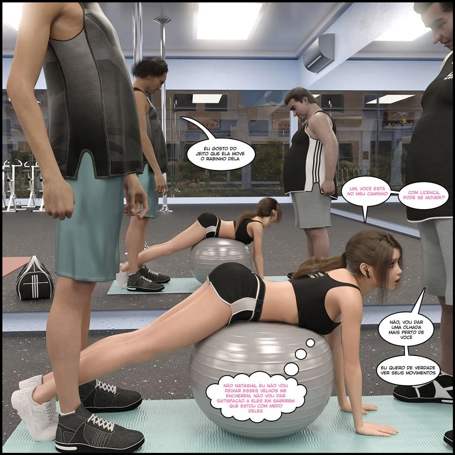 Natasha Submissa: Treinamento Erótico Explícito em 3D - HQ de Fetiche